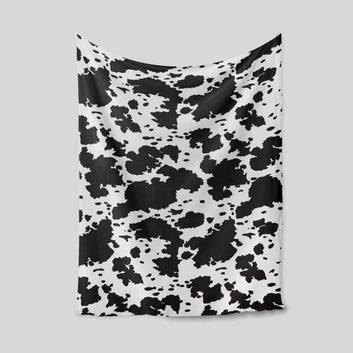 Dairy Cow Pattern Fleece Blanket, Family Blanket, Cow Cattle Blanket, Family Blanket, Gift Blanket