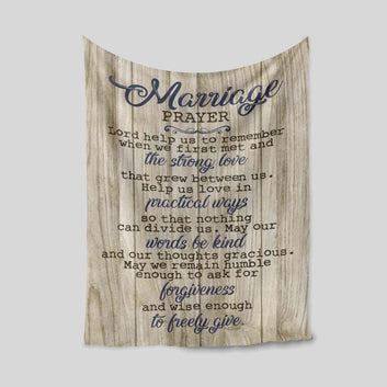 Marriage Prayer Blanket, Love Blanket, Christian Blanket, Family Blanket, Gift Blanket