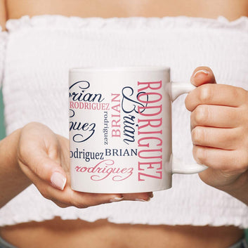 Personalized Signature Style Mug, Best Gift Ideas on Birthday Christmas