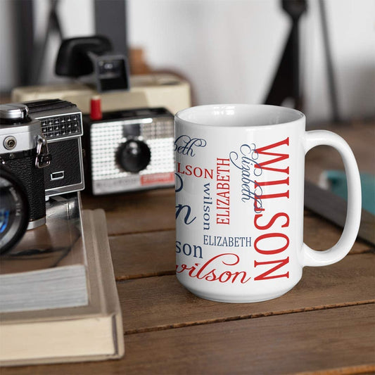 Personalized Signature Style Mug, Best Gift Ideas on Birthday Christmas