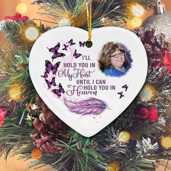Personalized Memorial Ornament, Custom Photo Ornament, Christmas Ornament In Loving Memory, Christmas Ornaments, Ornament Gifts