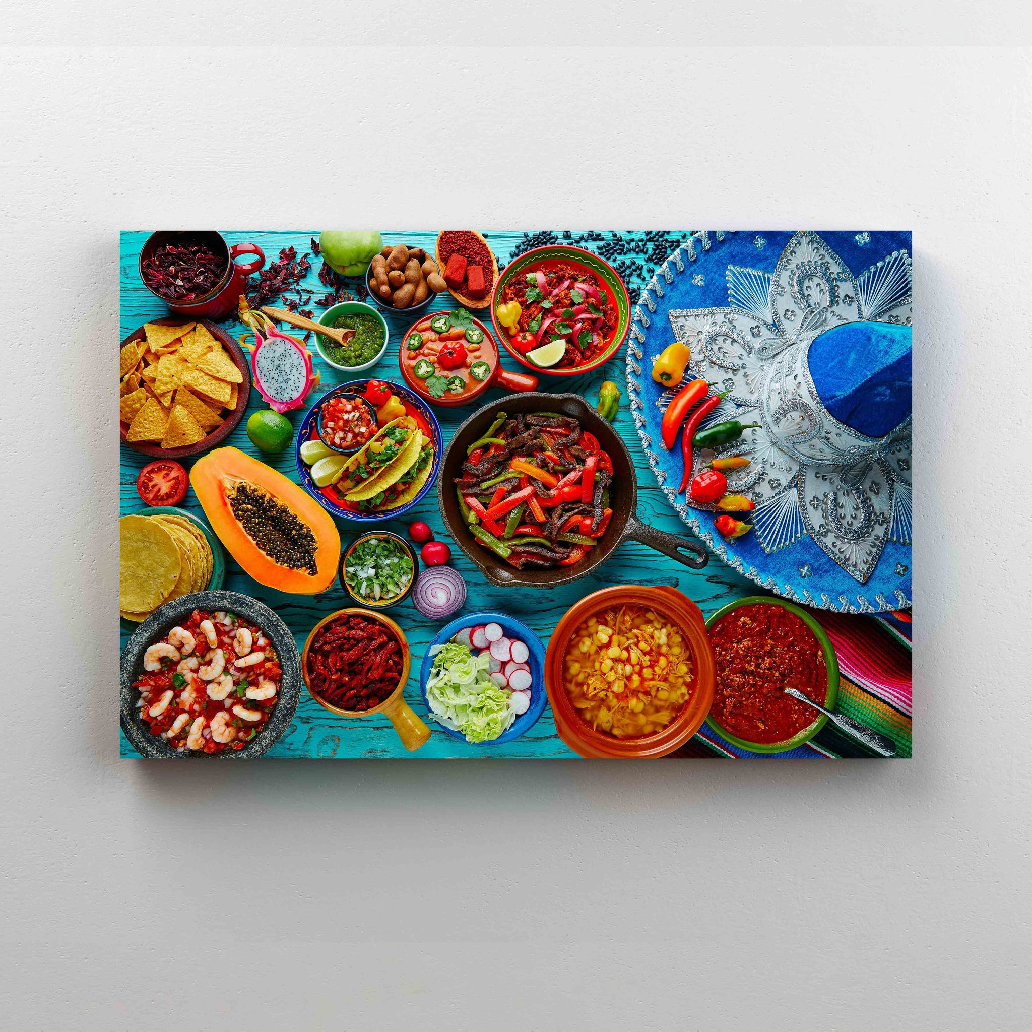 Jigsaw Puzzle Pictures Food Canvas, Wall Art Canvas, Gift Canvas